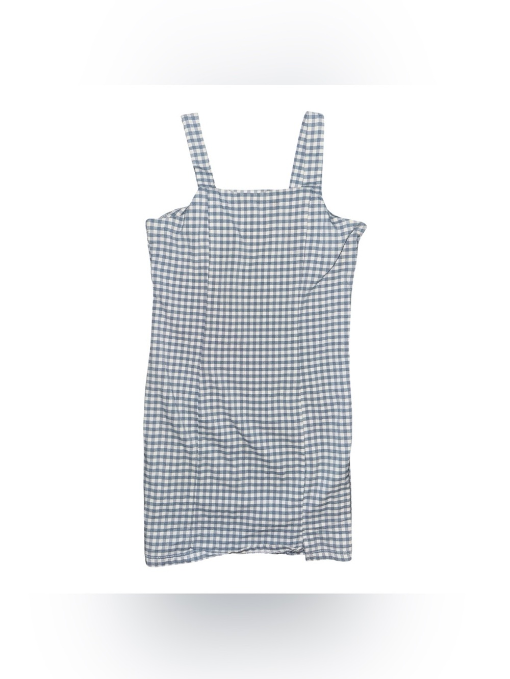 Full Tilt Blue Gingham Square-Neck Mini Dress Little Girls Size Medium Sundress